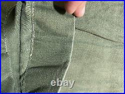 Vintage 50s Trousers Pants Korean War Button Fly Fits Size 28x29 M6