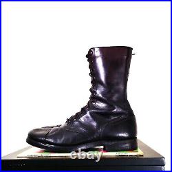 Vintage 50s US Military Leather Combat Boots 1953 Korean War Endicott Johnson 11