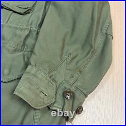Vintage 50s US military M-1951 m51 Field Jacket Olive og-107 medium long 1953