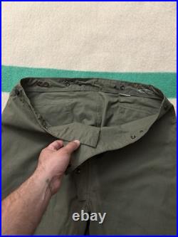 Vintage 50s Us Army Military Firefighter Pants Western Costume Co Size 40-42