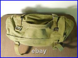 Vintage American Awning Co 1951 Korean War Us Army Field Cargo Pack M-45