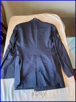 Vintage Authentic USAF Korean War Blue Officers Dress Uniform Coat Pants Vintage Authentic USAF Korean War Blue Officers Dress Uniform Coat Pants