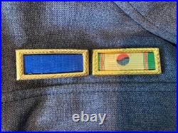 Vintage Authentic USAF Korean War Blue Officers Dress Uniform Coat Pants