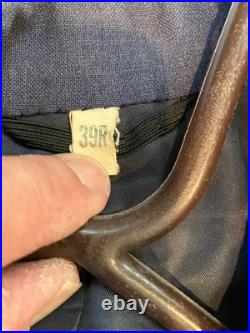 Vintage Authentic USAF Korean War Blue Officers Dress Uniform Coat Pants