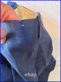Vintage Authentic USAF Korean War Blue Officers Dress Uniform Coat Pants