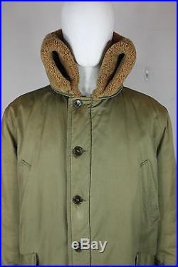 Vintage B-9 parka XL to 2XL coat jacket Korean war 50's USAF military