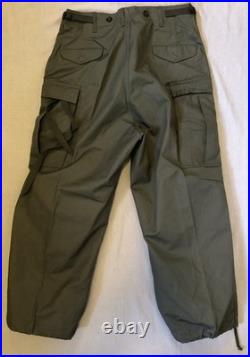Vintage Continental US Army M1951 Field Trousers Medium Regular Korean War Era