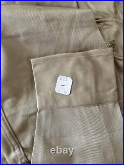 Vintage Deadstock 40s Korean War USMC Dated 1948 Cotton Khaki Shirt NOS Tags XXL