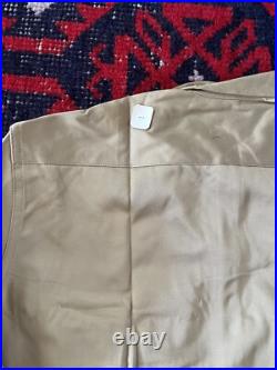 Vintage Deadstock 40s Korean War USMC Dated 1948 Cotton Khaki Shirt NOS Tags XXL