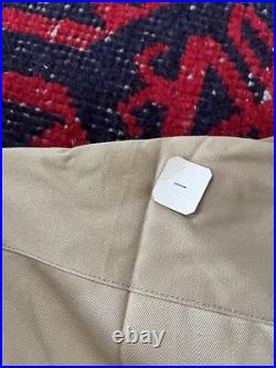 Vintage Deadstock 40s Korean War USMC Dated 1948 Cotton Khaki Shirt NOS Tags XXL