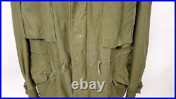 Vintage Early 50S Korean War C-1887 M-51 Military Field Jacket Size Large #294