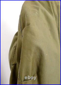 Vintage Early 50S Korean War C-1887 M-51 Military Field Jacket Size Large #294