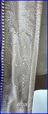 Vintage G-1 Leather Flight Jacket Korean War USN Read Description