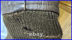 Vintage G-1 Leather Flight Jacket Korean War USN Read Description