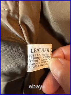 Vintage G-1 Leather Flight Jacket Korean War USN Read Description