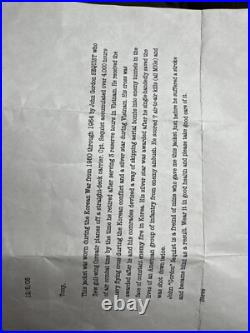 Vintage G-1 Leather Flight Jacket Korean War USN Read Description