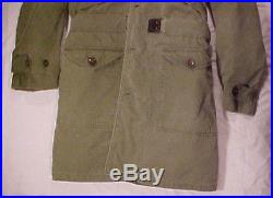 Vintage Gi Jacket Original Korean War M-1947 Parka & Liner