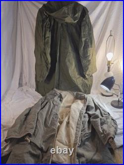 Vintage Issue Fishtail Parka Brand New Size Large With Used Issue Wool Liner