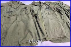 Vintage Korean Vietnam War OG-107 PILOT Shirt Pants Uniform Grouping Named