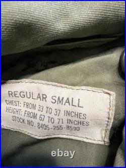 Vintage Korean War 1950s M-51 Field Jacket Small Reg 50s M51