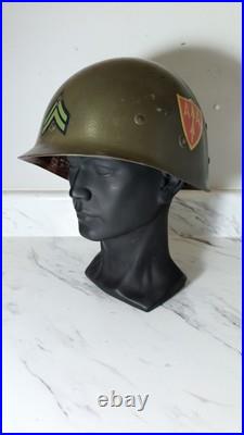 Vintage Korean War 1953 Air Army Defense Helmet Liner Corporal CAPAC