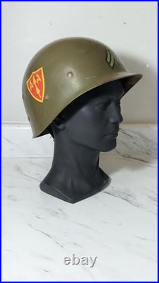 Vintage Korean War 1953 Air Army Defense Helmet Liner Corporal CAPAC