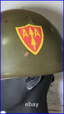 Vintage Korean War 1953 Air Army Defense Helmet Liner Corporal CAPAC