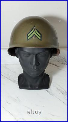 Vintage Korean War 1953 Air Army Defense Helmet Liner Corporal CAPAC