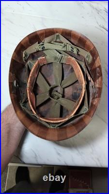 Vintage Korean War 1953 Air Army Defense Helmet Liner Corporal CAPAC