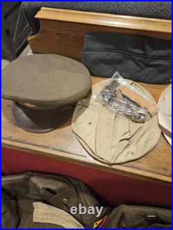 Vintage Korean War Complete Double Set US Army Uniforms With Cap And Helmet