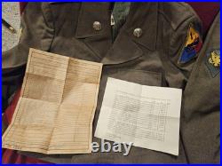 Vintage Korean War Complete Double Set US Army Uniforms With Cap And Helmet