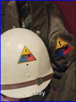 Vintage Korean War Complete Double Set US Army Uniforms With Cap And Helmet