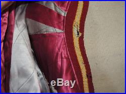 Vintage Korean War / Embroidered Reversible Tiger Souvenir Tour Jacket MED