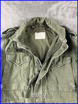 Vintage Korean War Era'50s M51 Field Jacket Small Short U. S. Army