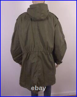 Vintage Korean War Era M-1951 Fishtail Parka Shell + Liner RARE US Army Military