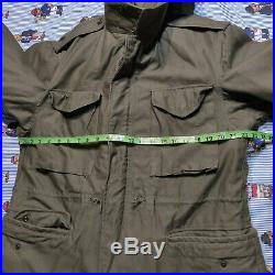 Vintage Korean War Era US Army M-1951 Parka Liner Hood Jacket MEDIUM Reg 1953