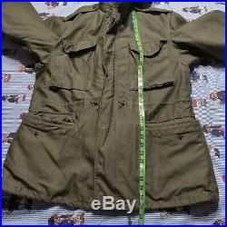 Vintage Korean War Era US Army M-1951 Parka Liner Hood Jacket MEDIUM Reg 1953