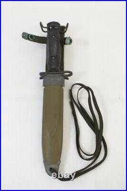 Vintage Korean War Era US M8 A1 Bayonet with Scabbard