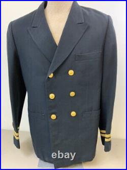 Vintage Korean War Era Us Navy Officer Dress Tunic Named Korean Made
