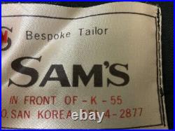 Vintage Korean War Era Us Navy Officer Dress Tunic Named Korean Made