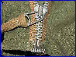 Vintage Korean War M-1947 Overcoat Parka With Heavy Liner! Hood! M-47 Coat! Med