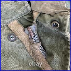 Vintage Korean War M-1951 Fishtail Parka Mens Medium Coat Jacket