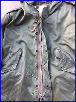 Vintage Korean War M-1951 Fishtail Parka with Liner US Military Army Cold Weather