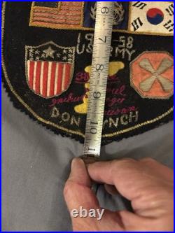 Vintage Korean War Patch US Army Served My Time In Hell Military 38 Line