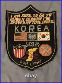Vintage Korean War Patch US Army Served My Time In Hell Military 38 Line