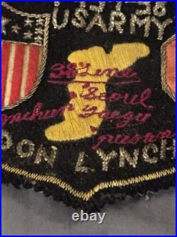 Vintage Korean War Patch US Army Served My Time In Hell Military 38 Line