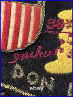 Vintage Korean War Patch US Army Served My Time In Hell Military 38 Line