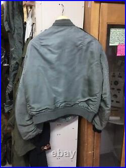 Vintage Korean War Pilots Jacket USAF Light Zone L-2B Flying Mans Large Size