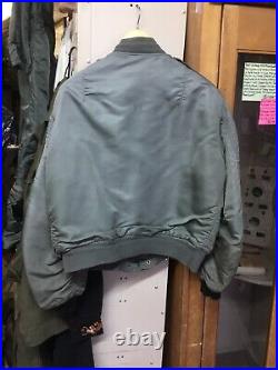 Vintage Korean War Pilots Jacket USAF Light Zone L-2B Flying Mans Large Size