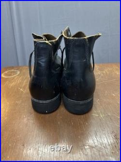 Vintage Korean War Service Boots Cap Toe Belleville 1951 9.5 D